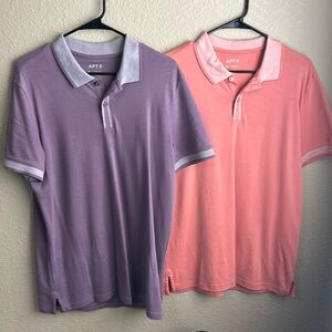 2 pack polo shirts